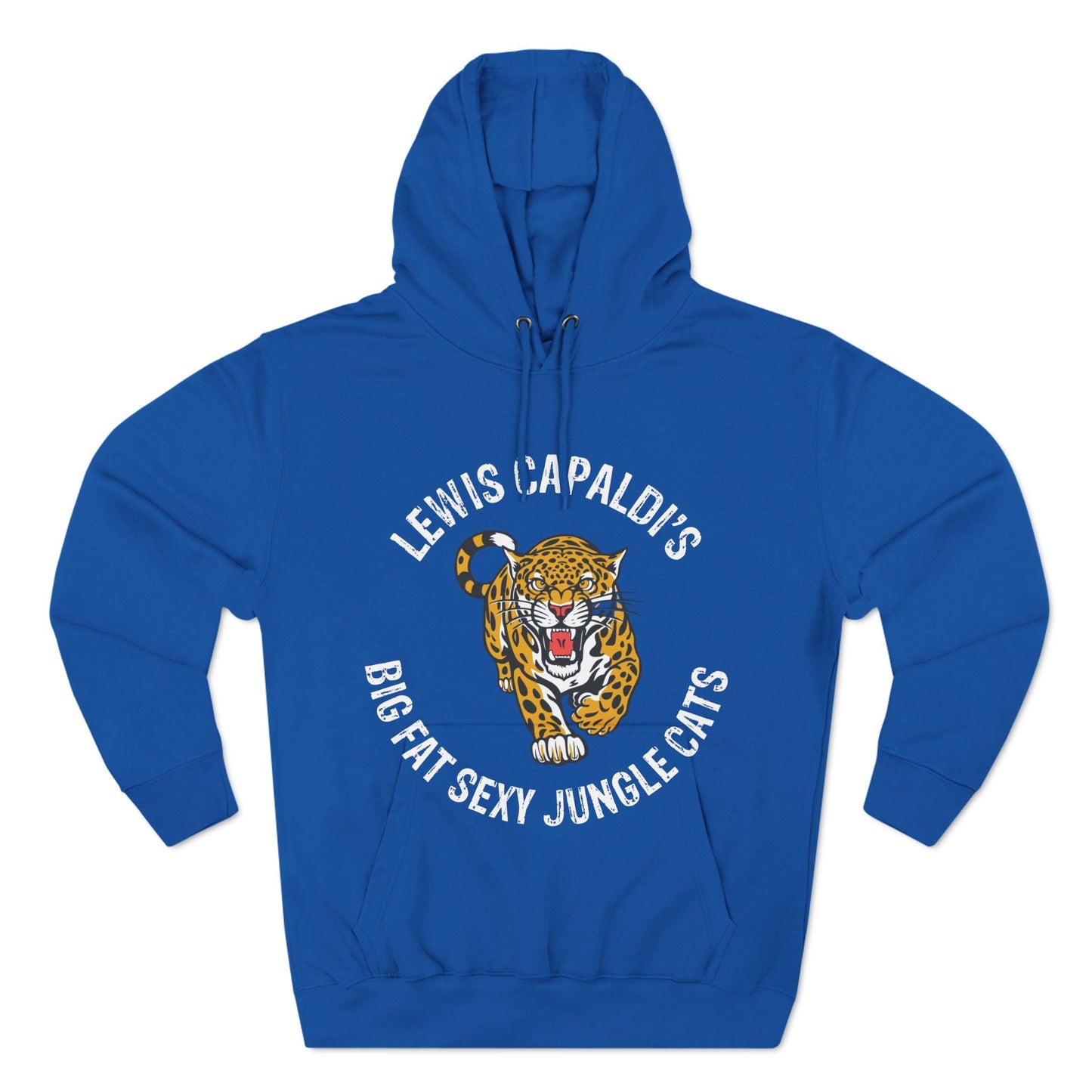 Lewis Capaldi Three-Panel Fleece Hoodie - Big Fat Sexy Jungle Cats