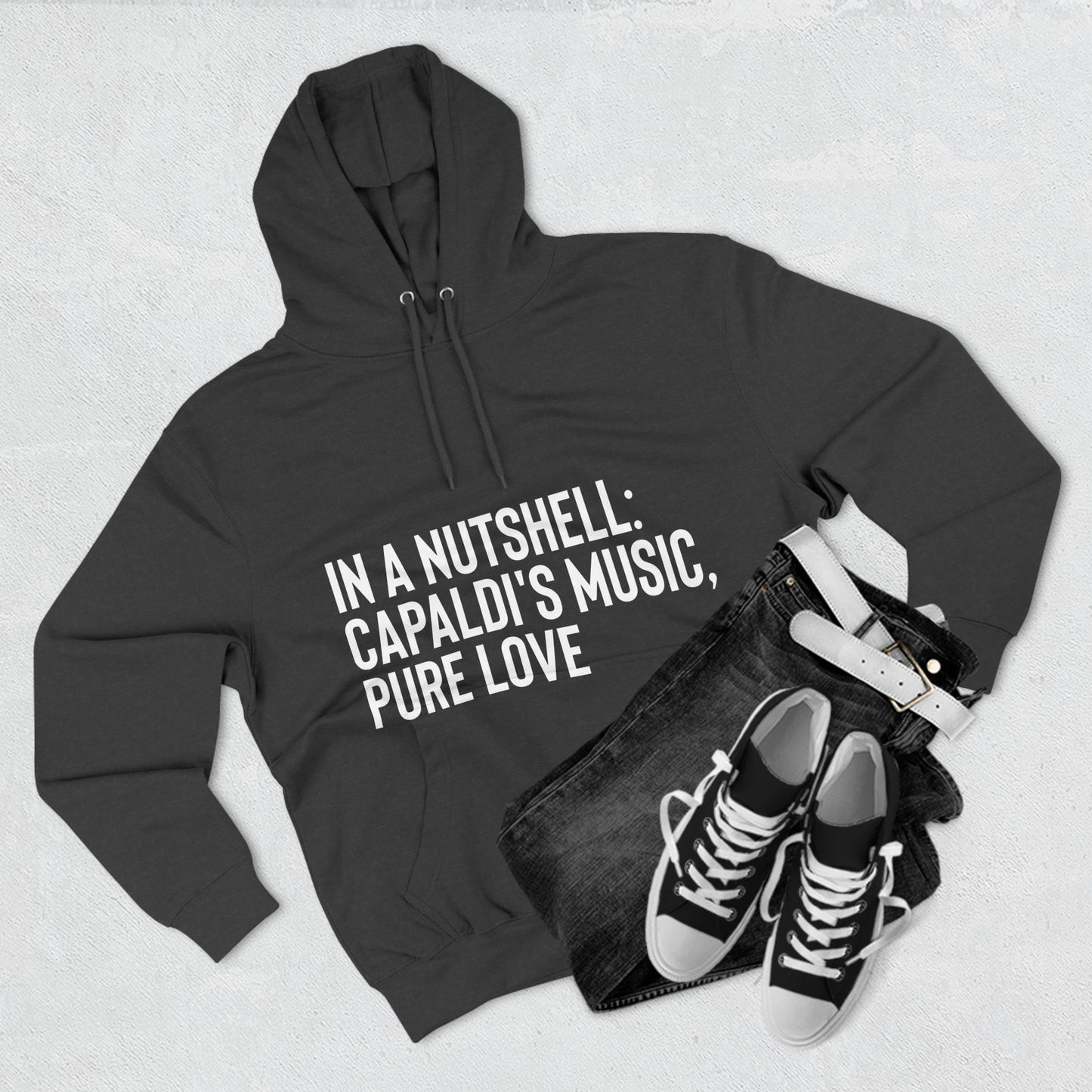 Lewis Capaldi Three-Panel Fleece Hoodie - In a nutshell