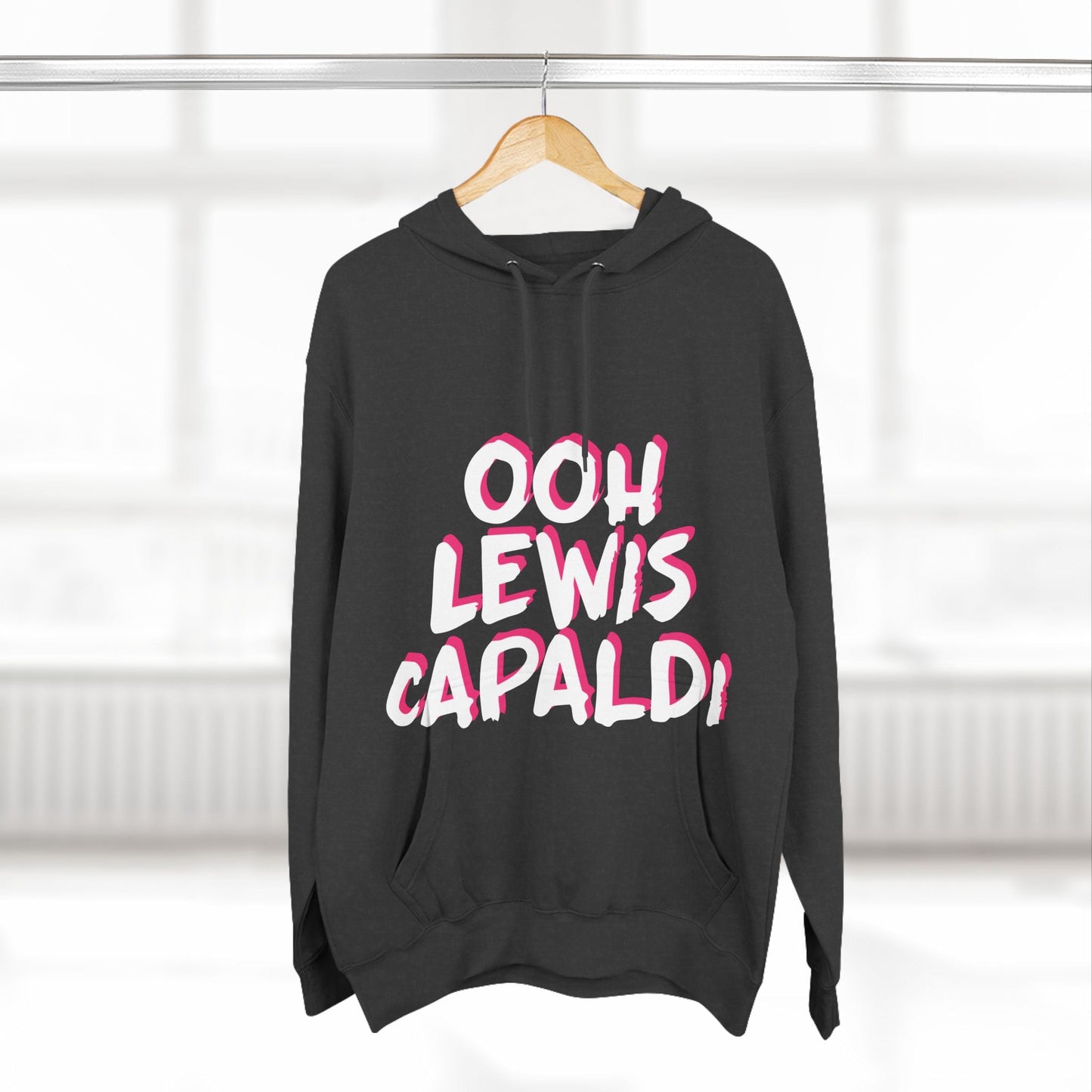 Lewis Capaldi Three-Panel Fleece Hoodie - Ooh Lewis Capaldi