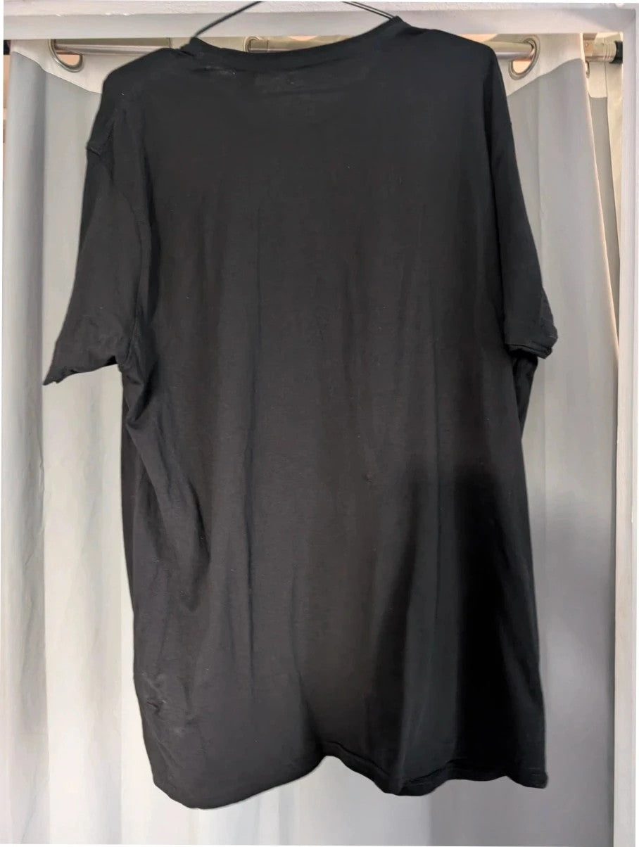 U2 black graphic tee featuring Bullet The Blue Sky artwork, 100% cotton, size XXL.