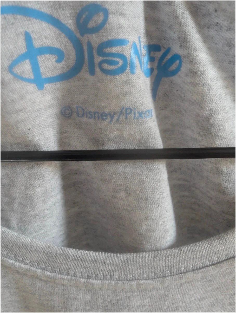 Disney grey marl pocket t-shirt featuring Adventure graphic with Carl, Russell, Dug, and Kevin.