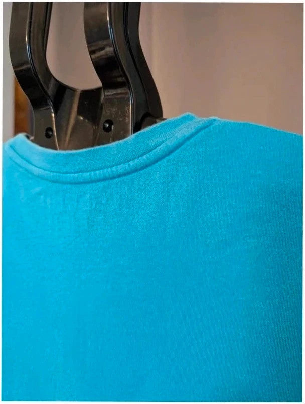 Urban Spirit blue graphic t-shirt featuring "True Legends" rock band print, soft cotton blend.