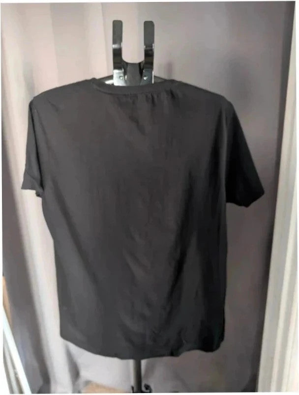 Ramones black graphic t-shirt featuring eagle logo and band member names in white.