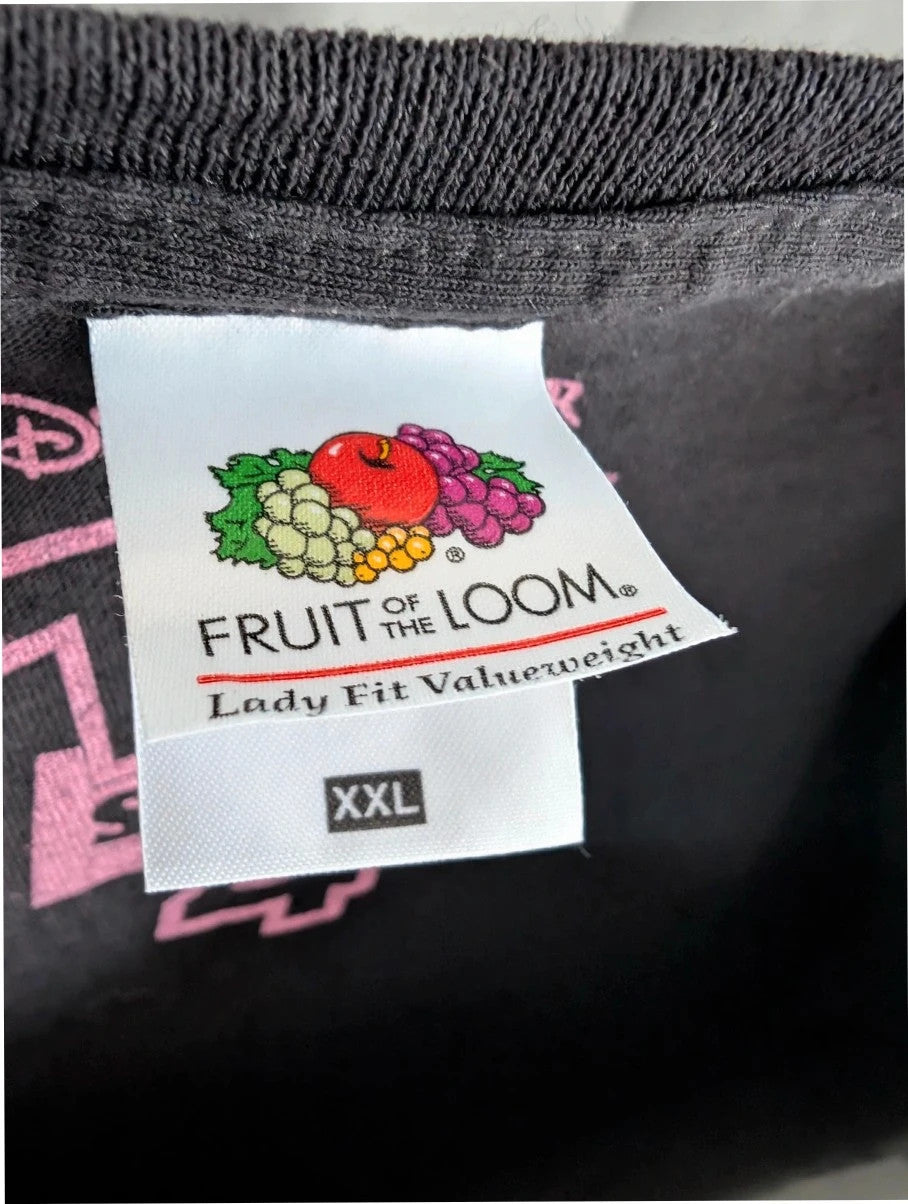 Disney black pocket t-shirt featuring Forky graphic and "I Don't Know About This!" text.