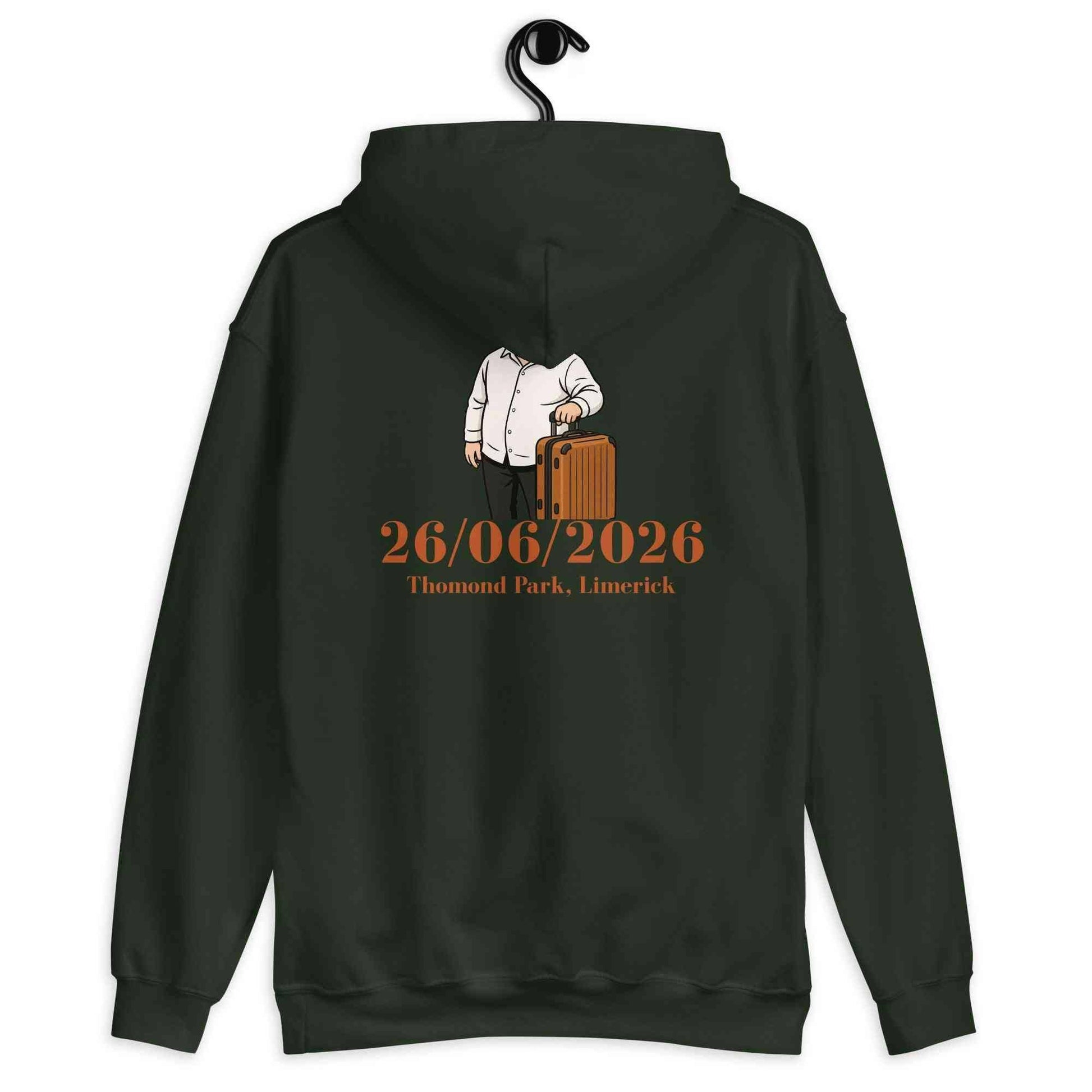 Lewis Capaldi 2026 Tour Hoodie - Black Unisex Cotton-Poly Blend alcyone213k