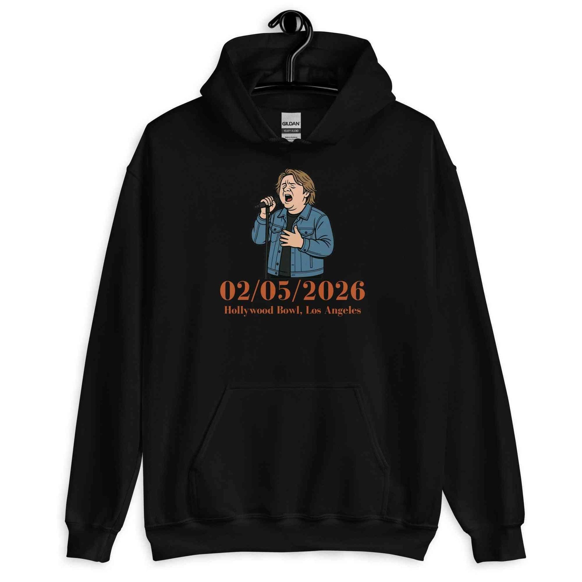Lewis Capaldi 2026 Tour Hoodie - Black Unisex Eco-Friendly Merchandise alcyone213k