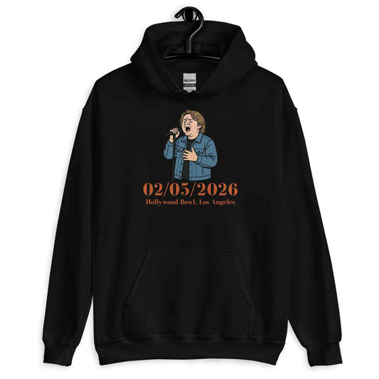 Lewis Capaldi 2026 Tour Hoodie - Black Unisex Eco-Friendly Merchandise alcyone213k