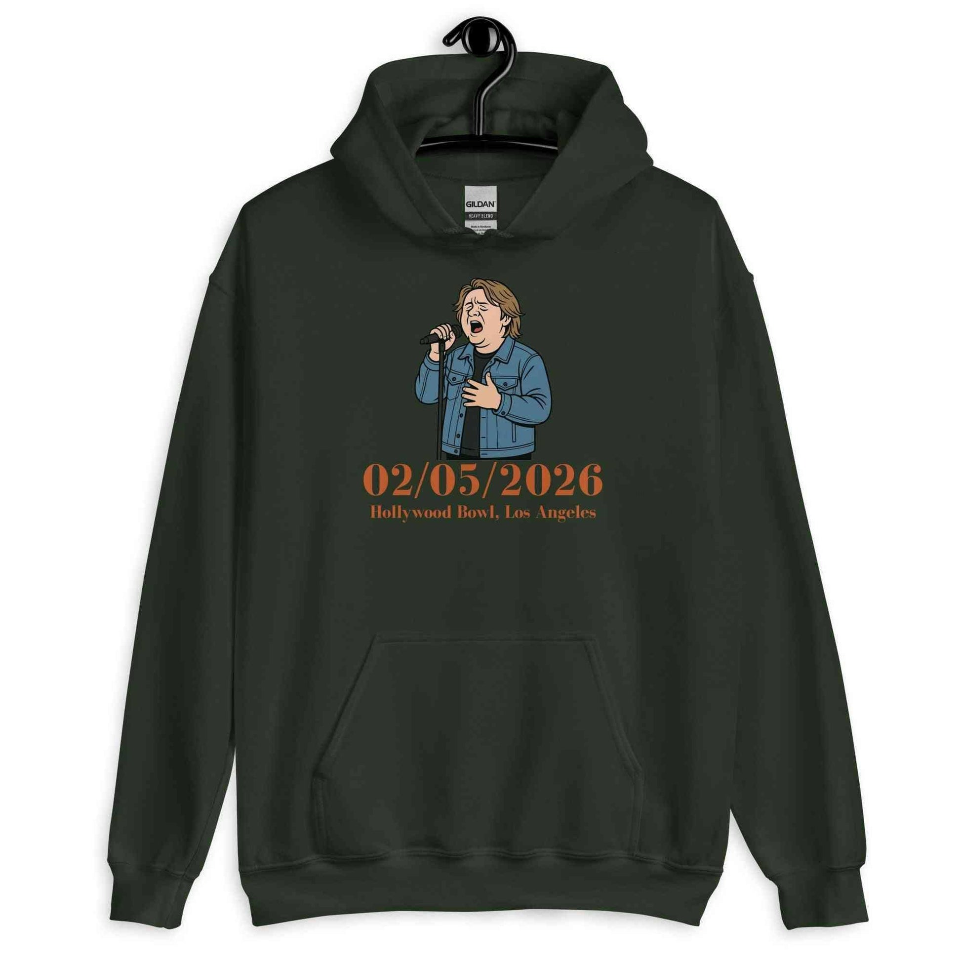 Lewis Capaldi 2026 Tour Hoodie - Black Unisex Eco-Friendly Merchandise alcyone213k