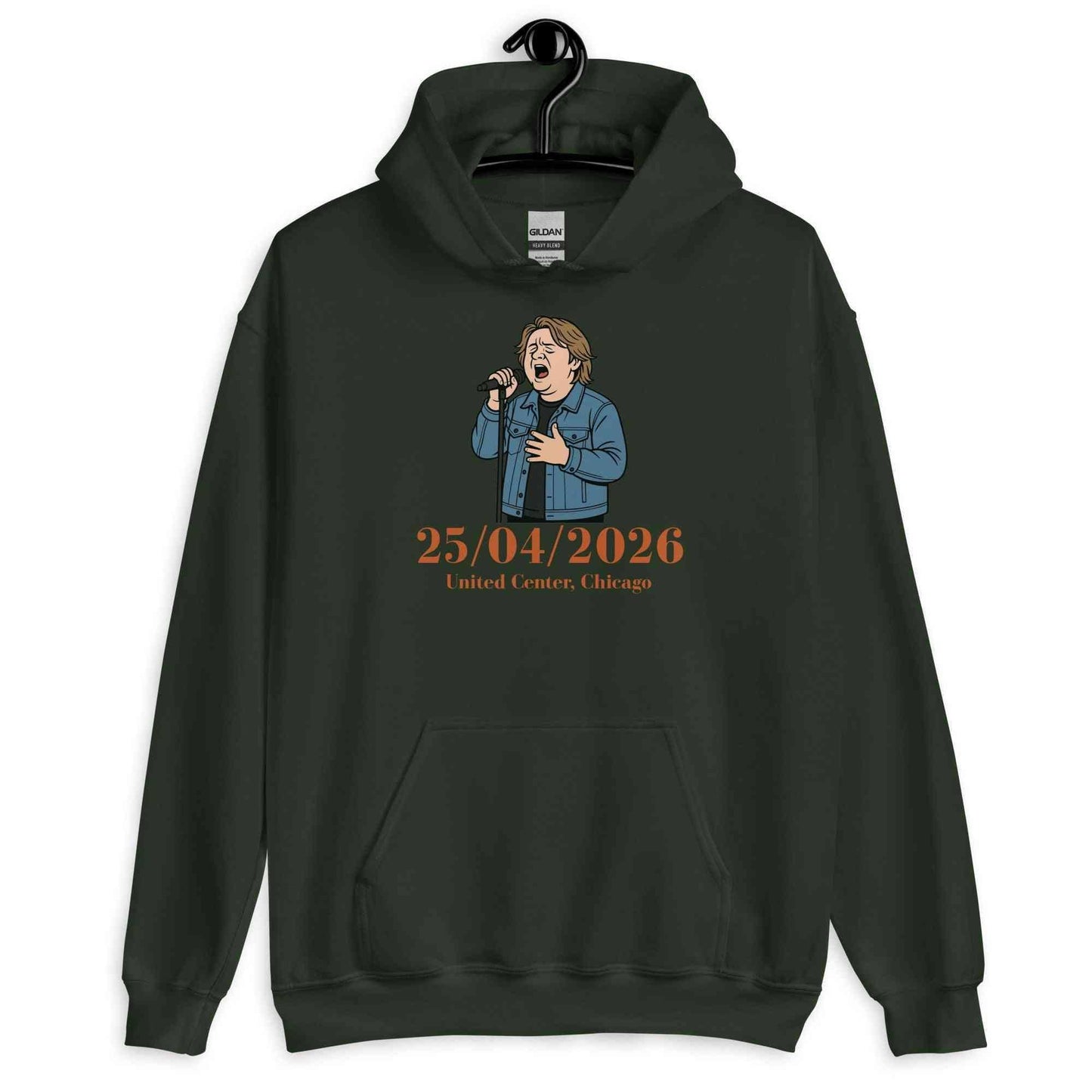 Lewis Capaldi 2026 Tour Hoodie - Black Unisex Sustainable Concert Merch alcyone213k