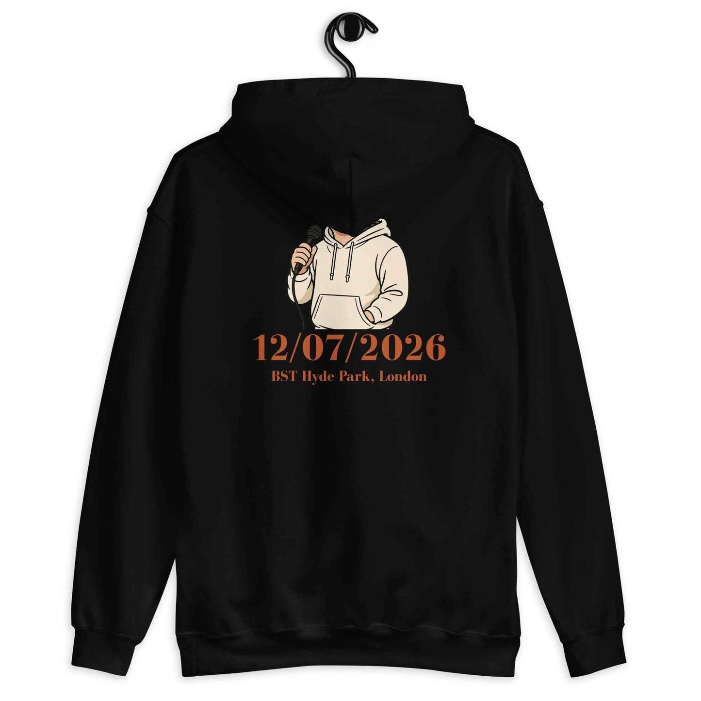Lewis Capaldi 2026 Tour Hoodie - Unisex Black Sustainable Sweatshirt alcyone213k