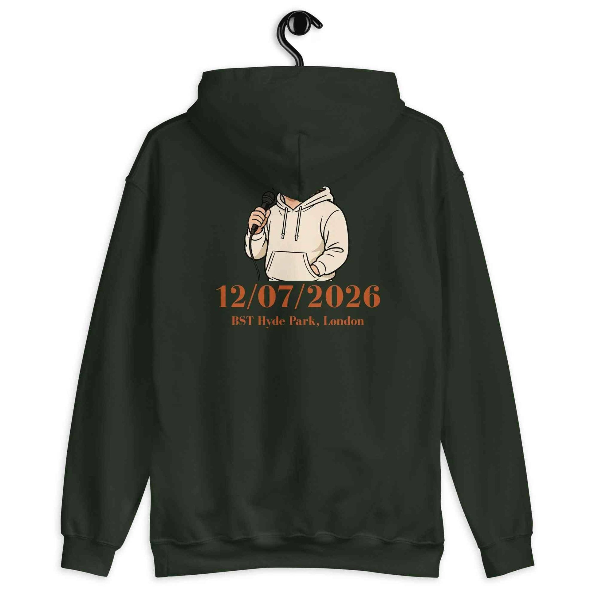 Lewis Capaldi 2026 Tour Hoodie - Unisex Black Sustainable Sweatshirt alcyone213k
