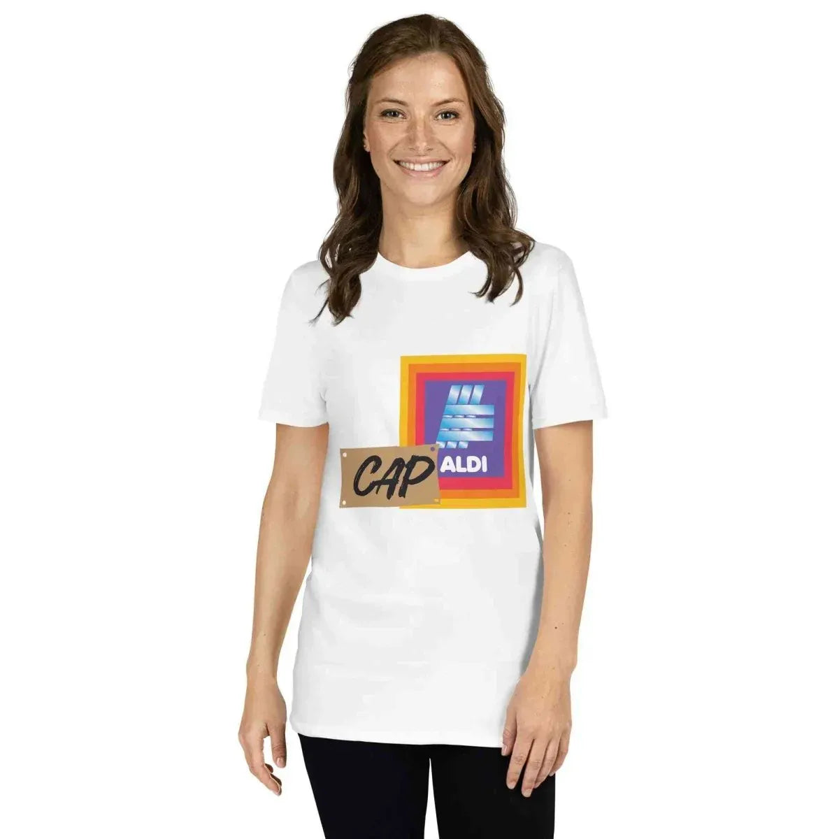 Lewis Capaldi Aldi Graphic T-Shirt | Unisex Cotton Fan Tee - Capaldi on a Aldi alcyone213k