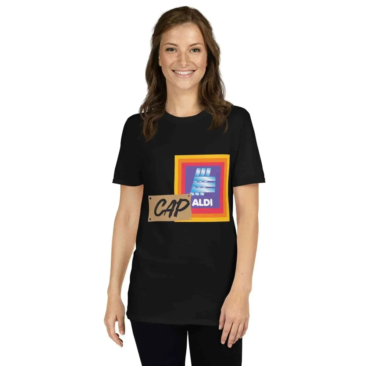 Lewis Capaldi Aldi Graphic T-Shirt | Unisex Cotton Fan Tee - Capaldi on a Aldi alcyone213k