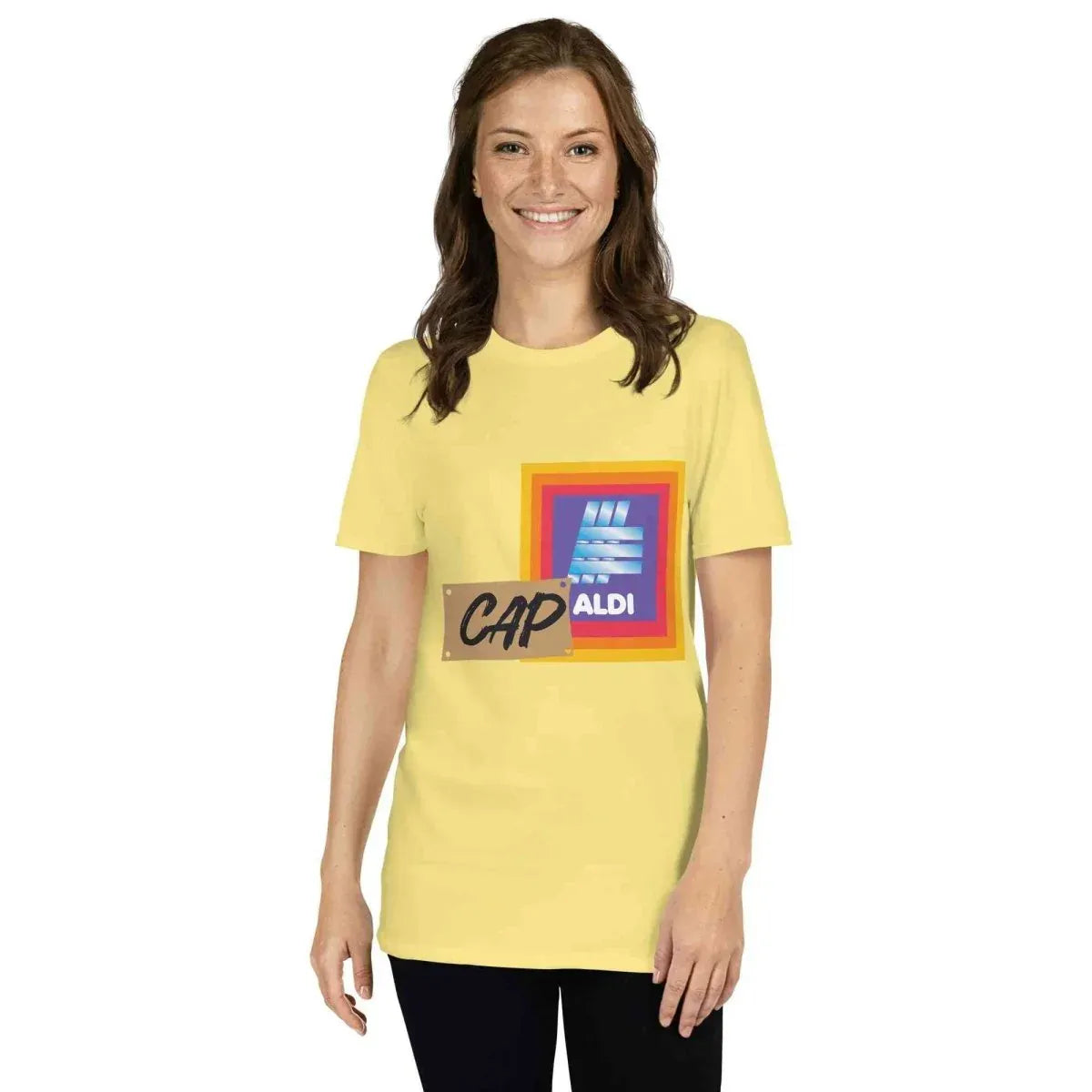 Lewis Capaldi Aldi Graphic T-Shirt | Unisex Cotton Fan Tee - Capaldi on a Aldi alcyone213k