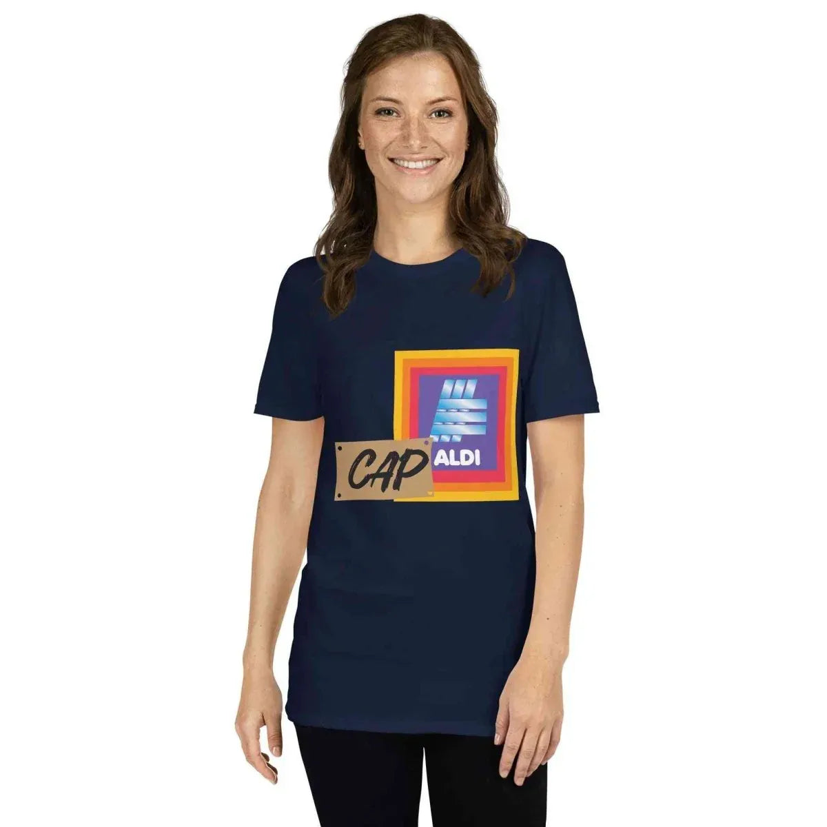 Lewis Capaldi Aldi Graphic T-Shirt | Unisex Cotton Fan Tee - Capaldi on a Aldi alcyone213k