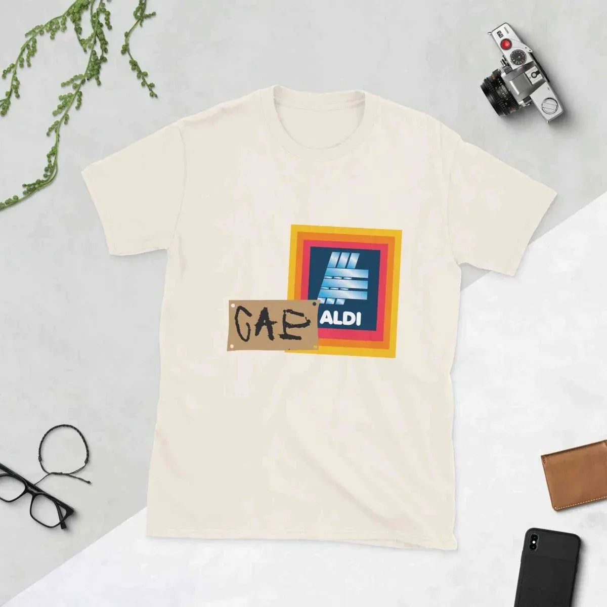 Lewis Capaldi "Capaldi On A Aldi" Cotton T-Shirt | Unisex alcyone213k