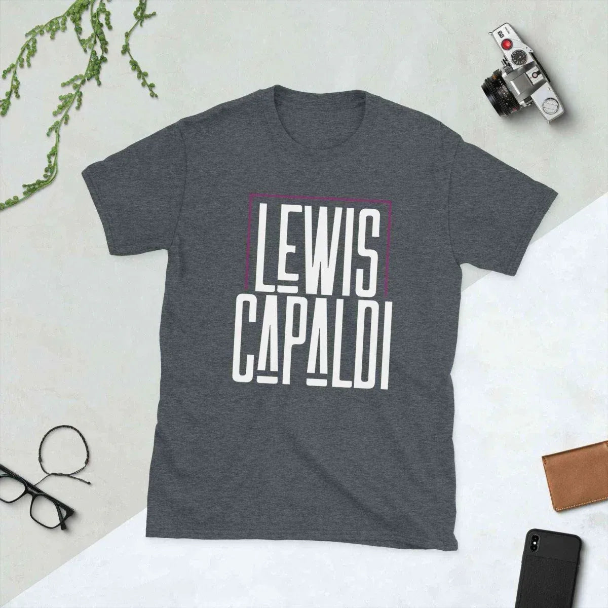 Lewis Capaldi Capaldi and Co Unisex T-Shirt | Soft Cotton Black Tee for Fans alcyone213k