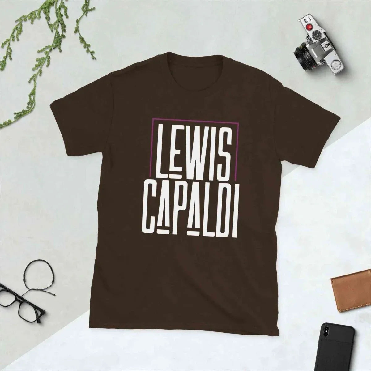 Lewis Capaldi Capaldi and Co Unisex T-Shirt | Soft Cotton Black Tee for Fans alcyone213k
