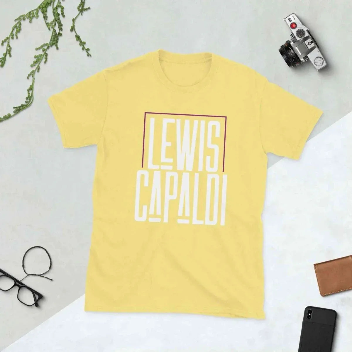 Lewis Capaldi Capaldi and Co Unisex T-Shirt | Soft Cotton Black Tee for Fans alcyone213k