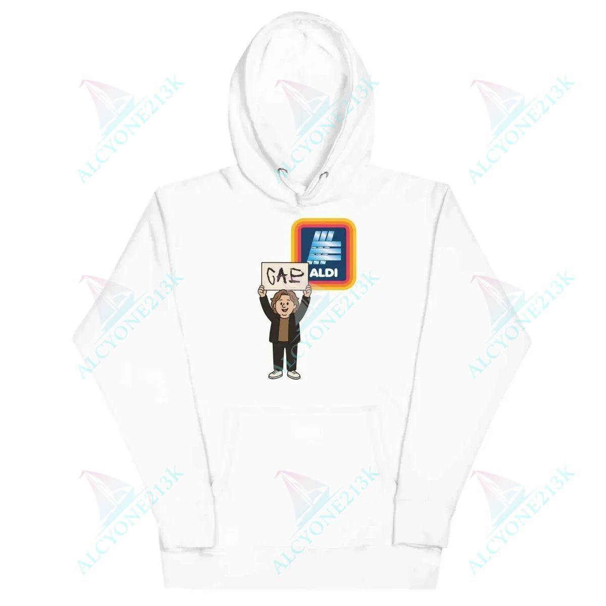 Lewis Capaldi Eco-Friendly Unisex Hoodie | Stylish Music Merchandise for True Fans - Capaldi on a Aldi alcyone213k