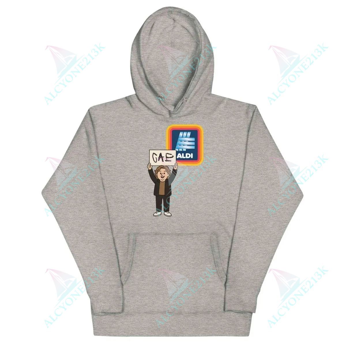Lewis Capaldi Eco-Friendly Unisex Hoodie | Stylish Music Merchandise for True Fans - Capaldi on a Aldi alcyone213k