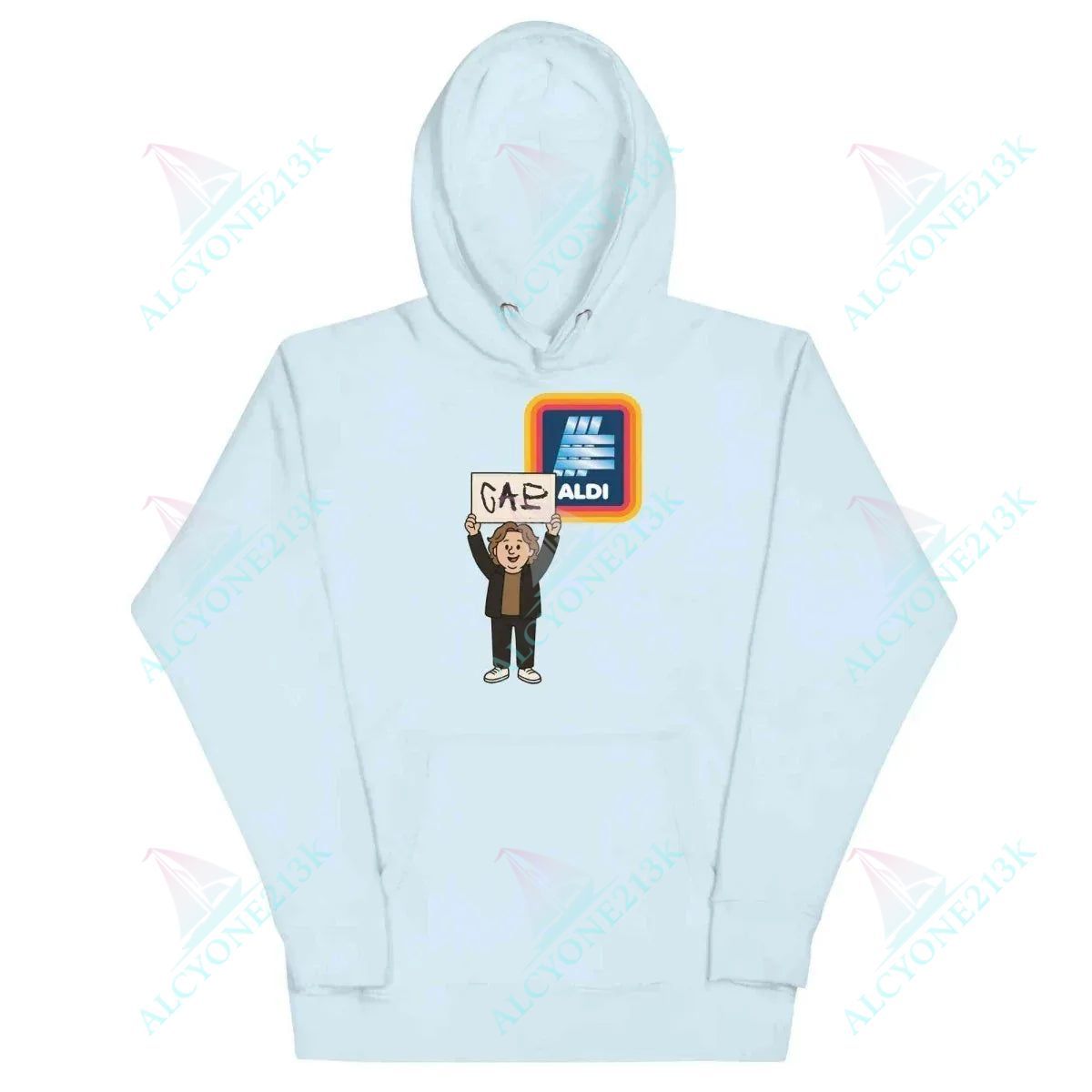 Lewis Capaldi Eco-Friendly Unisex Hoodie | Stylish Music Merchandise for True Fans - Capaldi on a Aldi alcyone213k