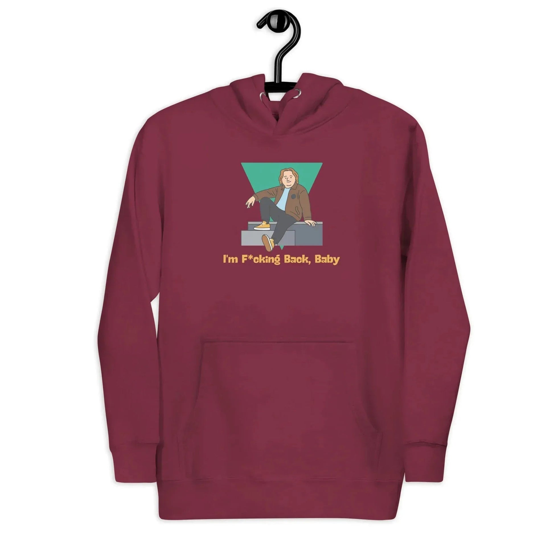 Lewis Capaldi Fan Merchandise: Unisex Hoodie with Bold 'I'm Back' Design for Music Lovers alcyone213k