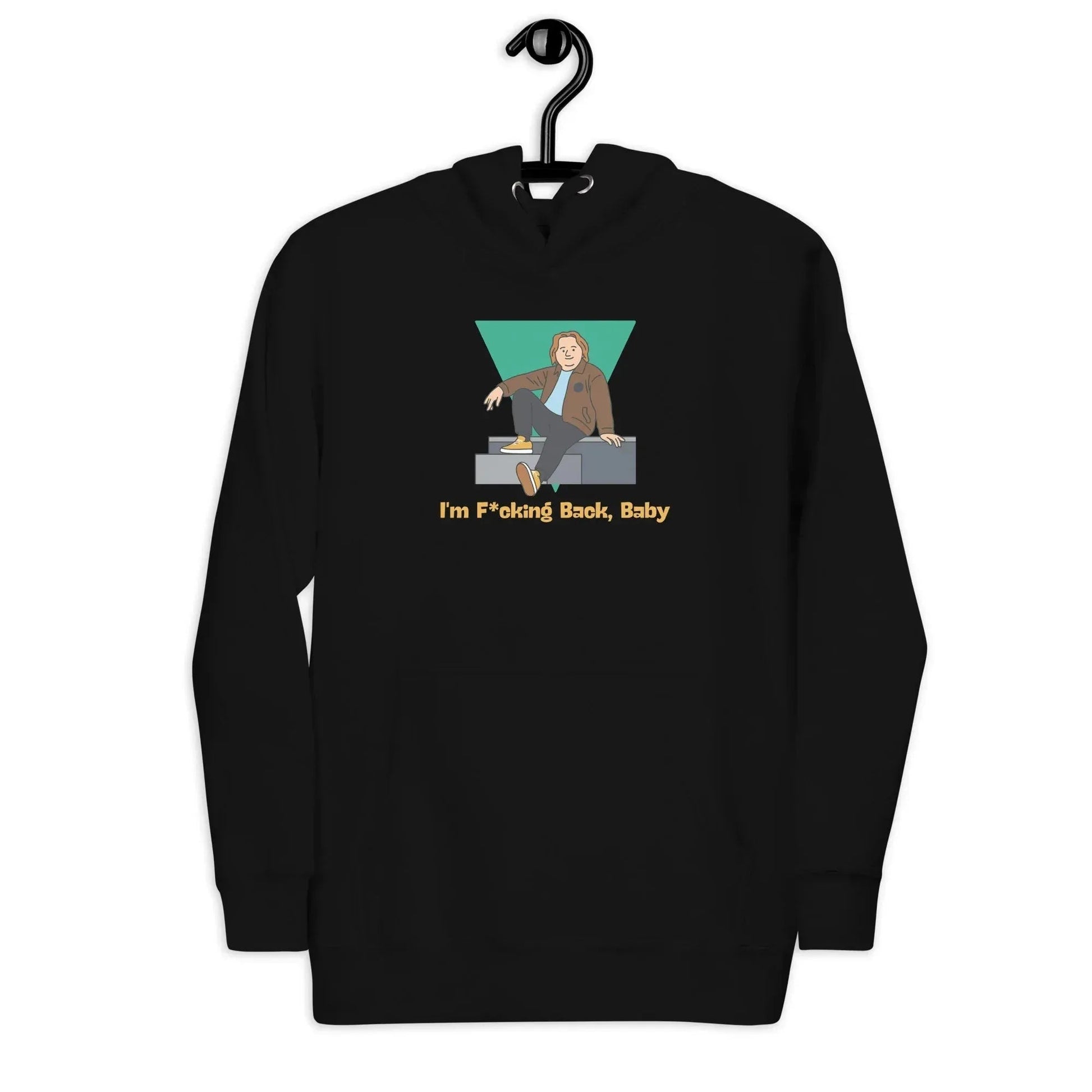 Lewis Capaldi Fan Merchandise: Unisex Hoodie with Bold 'I'm Back' Design for Music Lovers alcyone213k