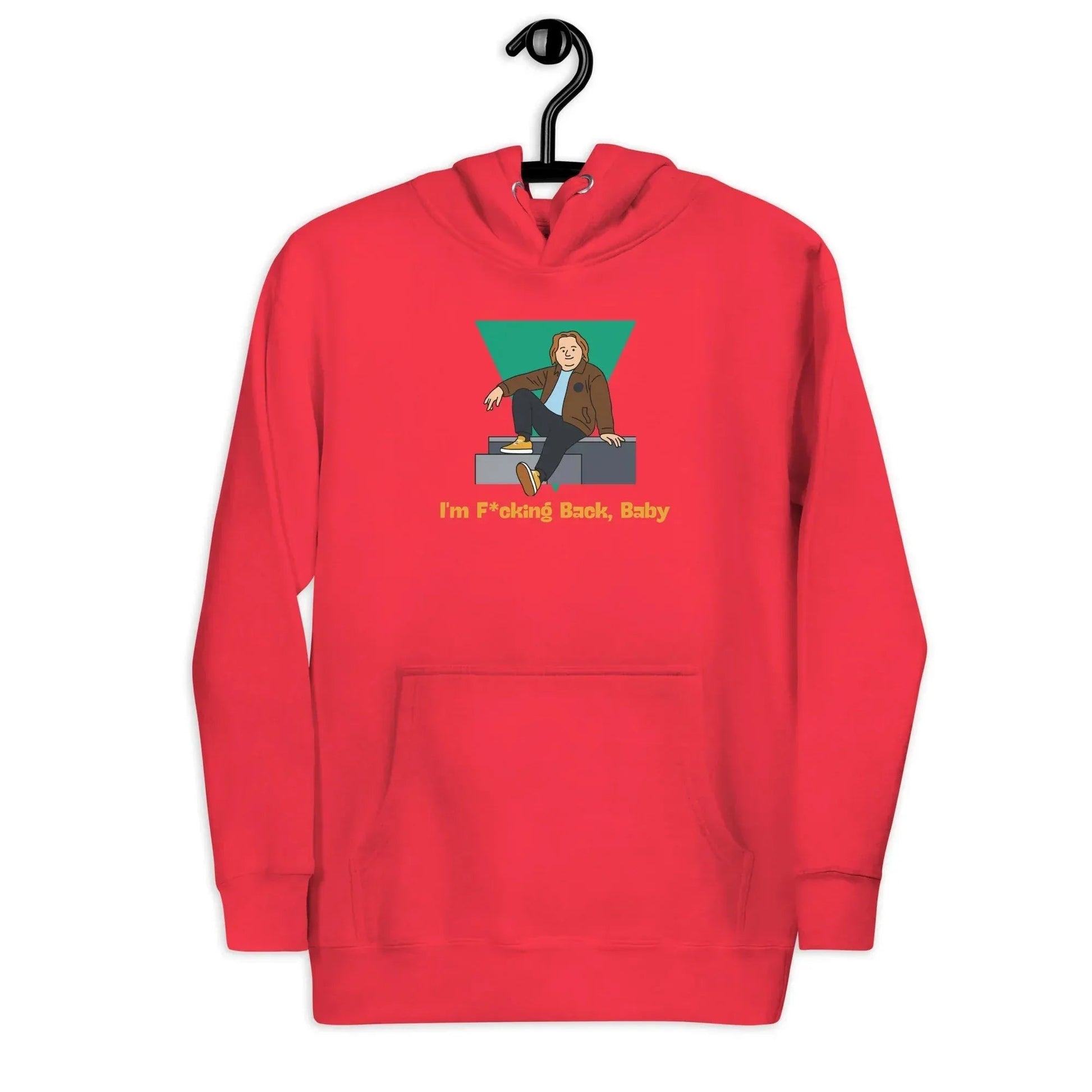 Lewis Capaldi Fan Merchandise: Unisex Hoodie with Bold 'I'm Back' Design for Music Lovers alcyone213k