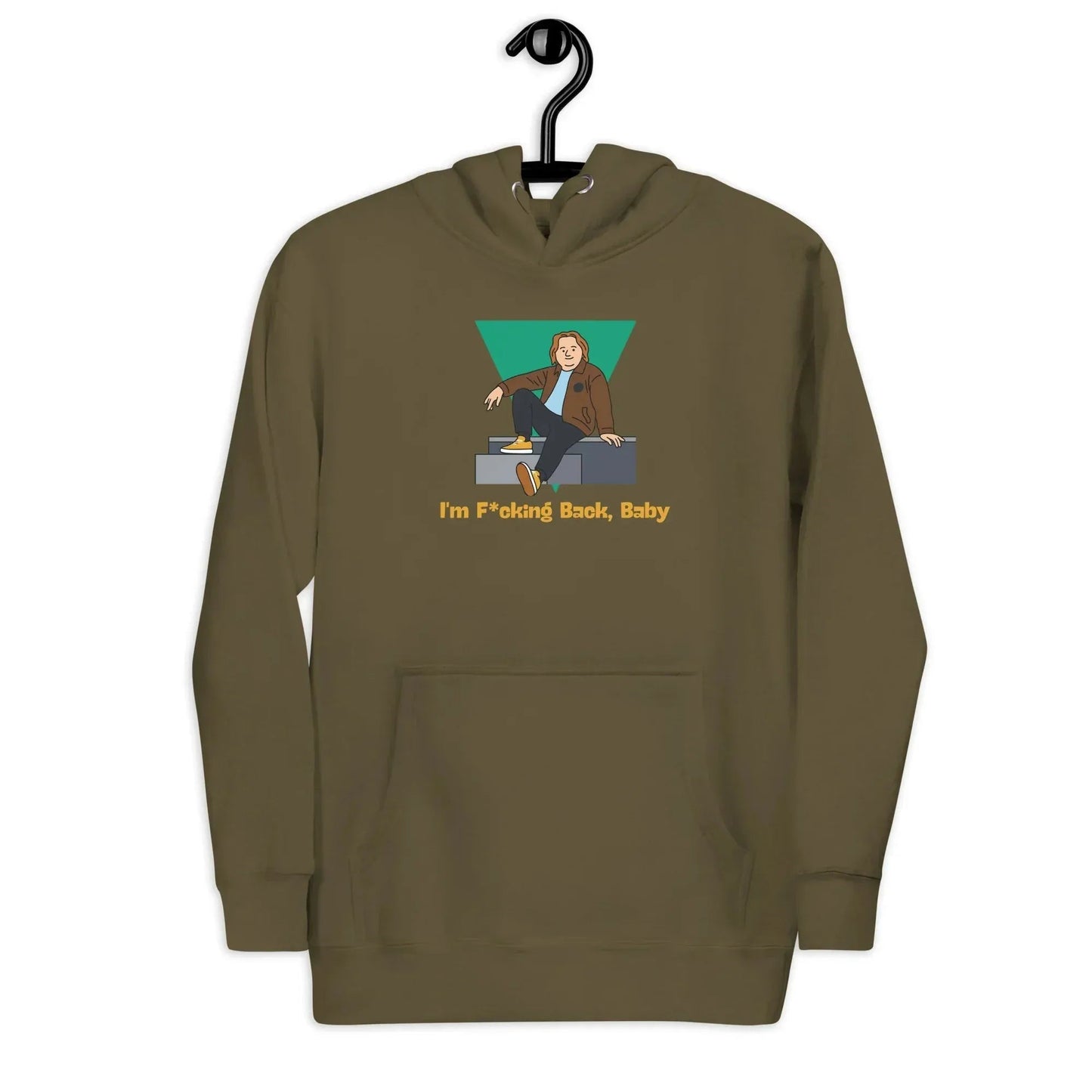 Lewis Capaldi Fan Merchandise: Unisex Hoodie with Bold 'I'm Back' Design for Music Lovers alcyone213k
