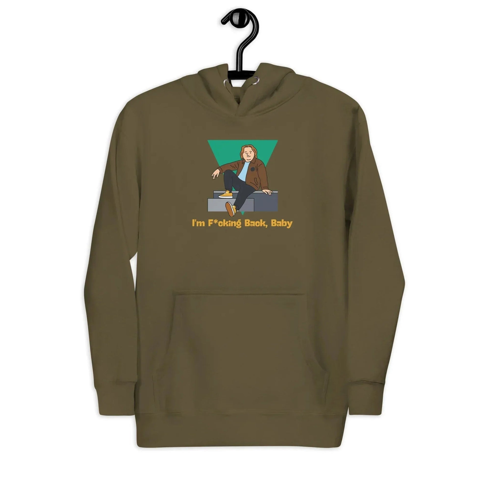 Lewis Capaldi Fan Merchandise: Unisex Hoodie with Bold 'I'm Back' Design for Music Lovers alcyone213k