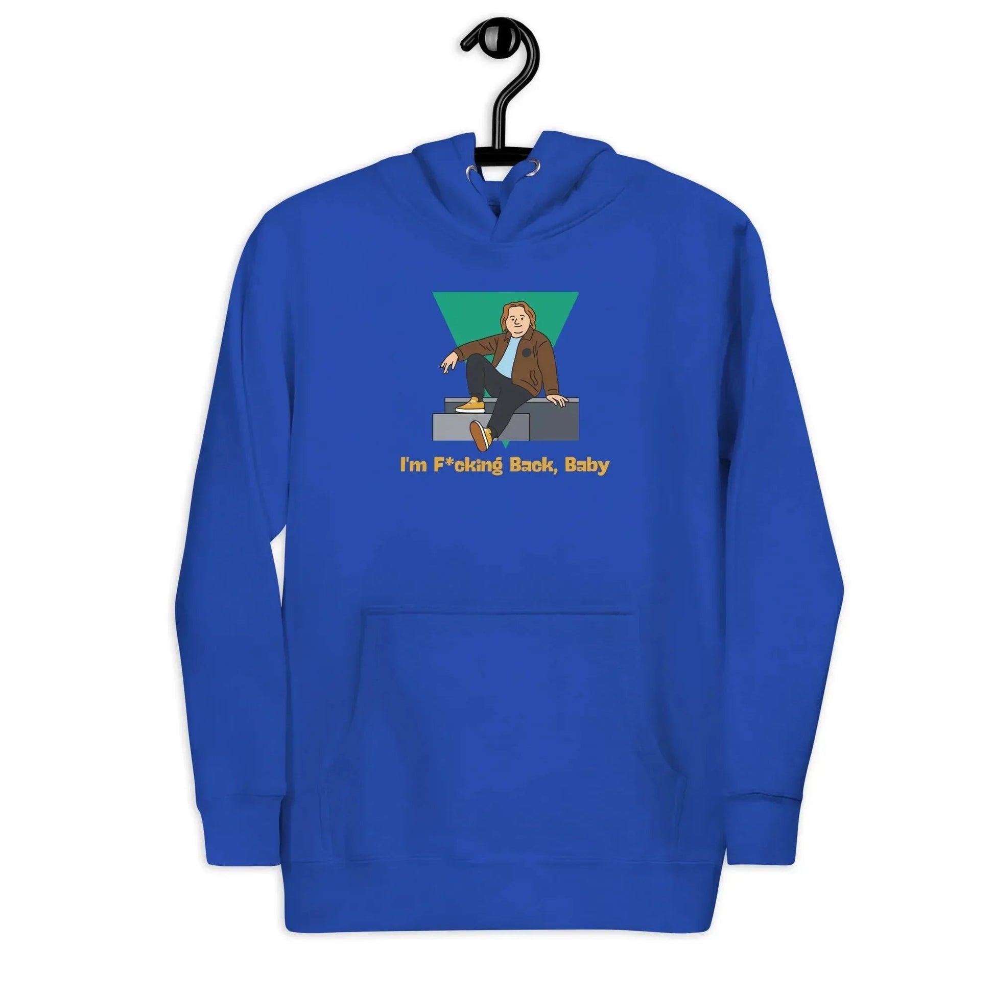 Lewis Capaldi Fan Merchandise: Unisex Hoodie with Bold 'I'm Back' Design for Music Lovers alcyone213k