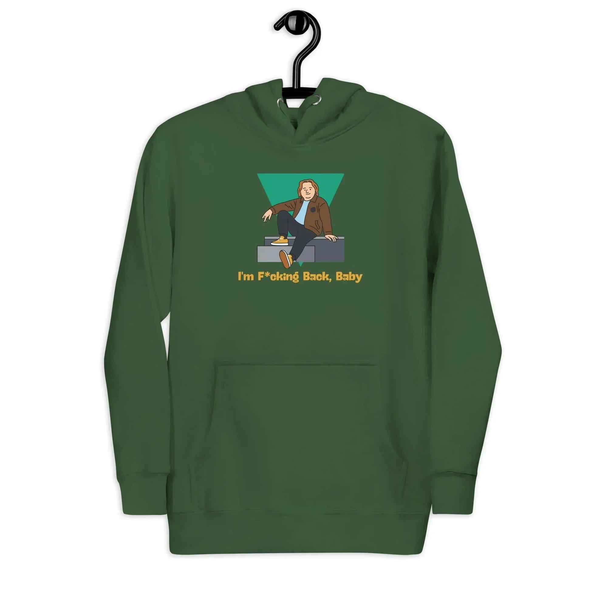 Lewis Capaldi Fan Merchandise: Unisex Hoodie with Bold 'I'm Back' Design for Music Lovers alcyone213k