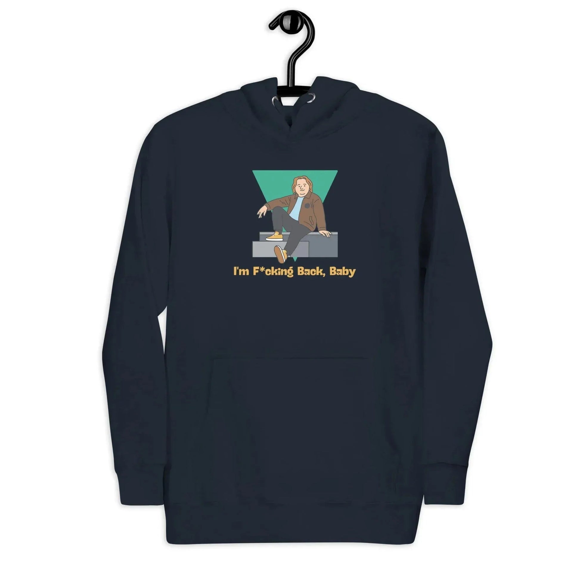 Lewis Capaldi Fan Merchandise: Unisex Hoodie with Bold 'I'm Back' Design for Music Lovers alcyone213k