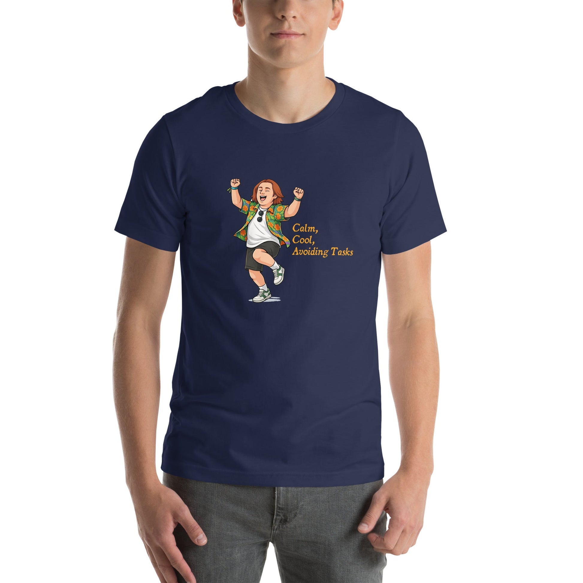 Lewis Capaldi Funny T-Shirt - Unisex Calm Cool Avoiding Tasks Design alcyone213k