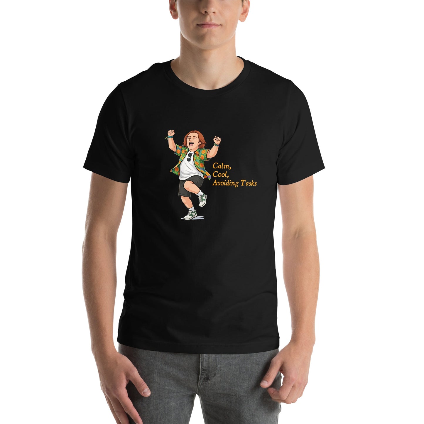 Lewis Capaldi Funny T-Shirt - Unisex Calm Cool Avoiding Tasks Design alcyone213k