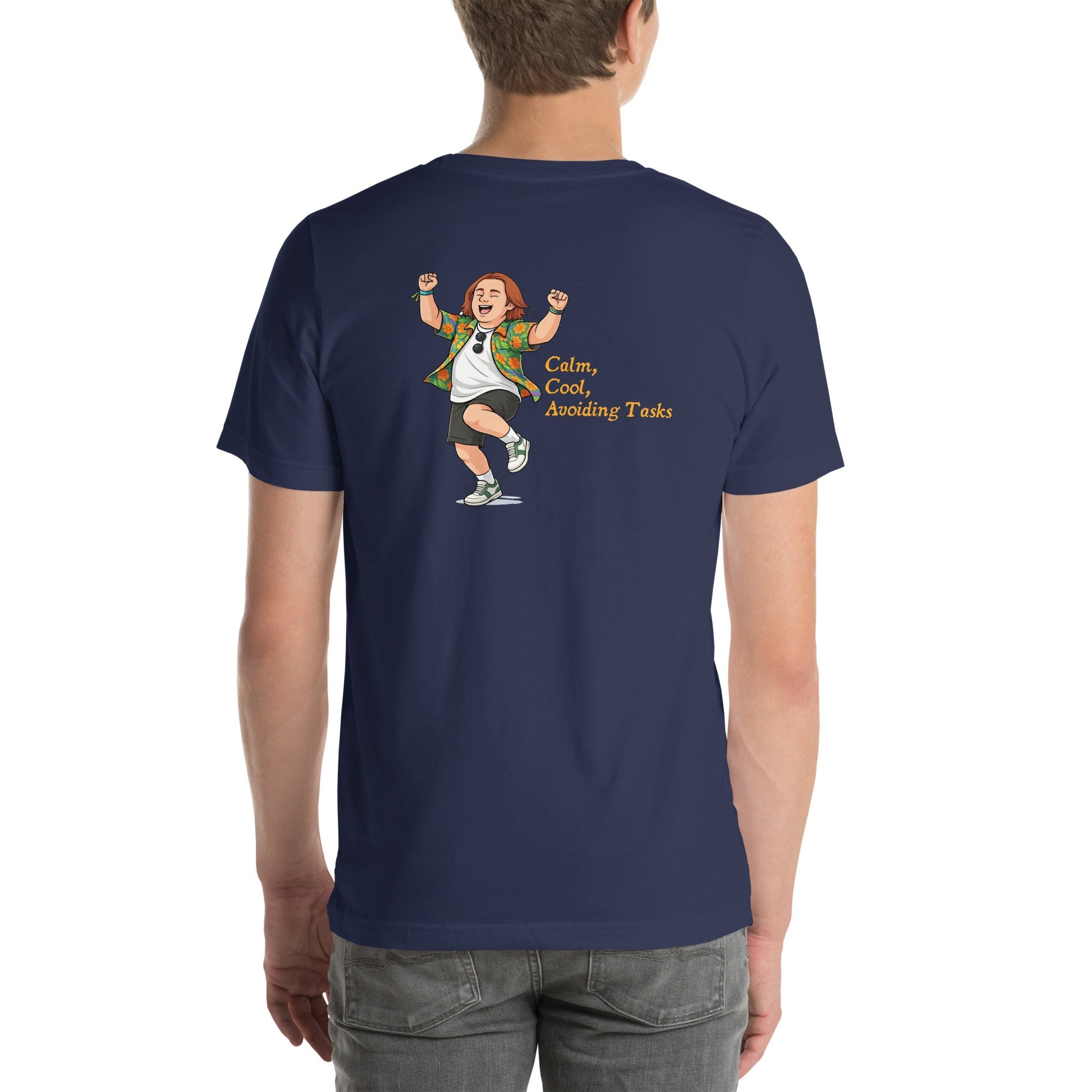 Lewis Capaldi Funny T-Shirt - Unisex Calm Cool Avoiding Tasks Design alcyone213k