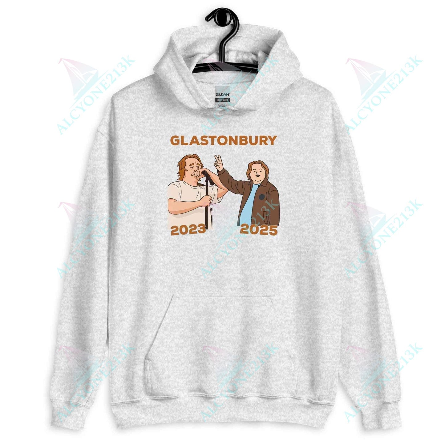 Lewis Capaldi Glastonbury Special Hoodie - Unisex Eco-Friendly Cotton Blend alcyone213k