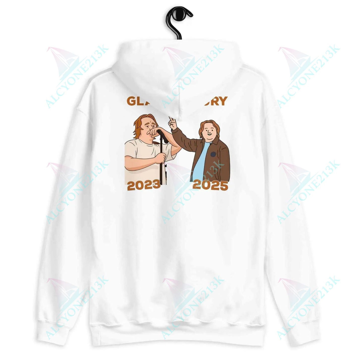 Lewis Capaldi Glastonbury Special Hoodie - Unisex Eco-Friendly Cotton Blend alcyone213k