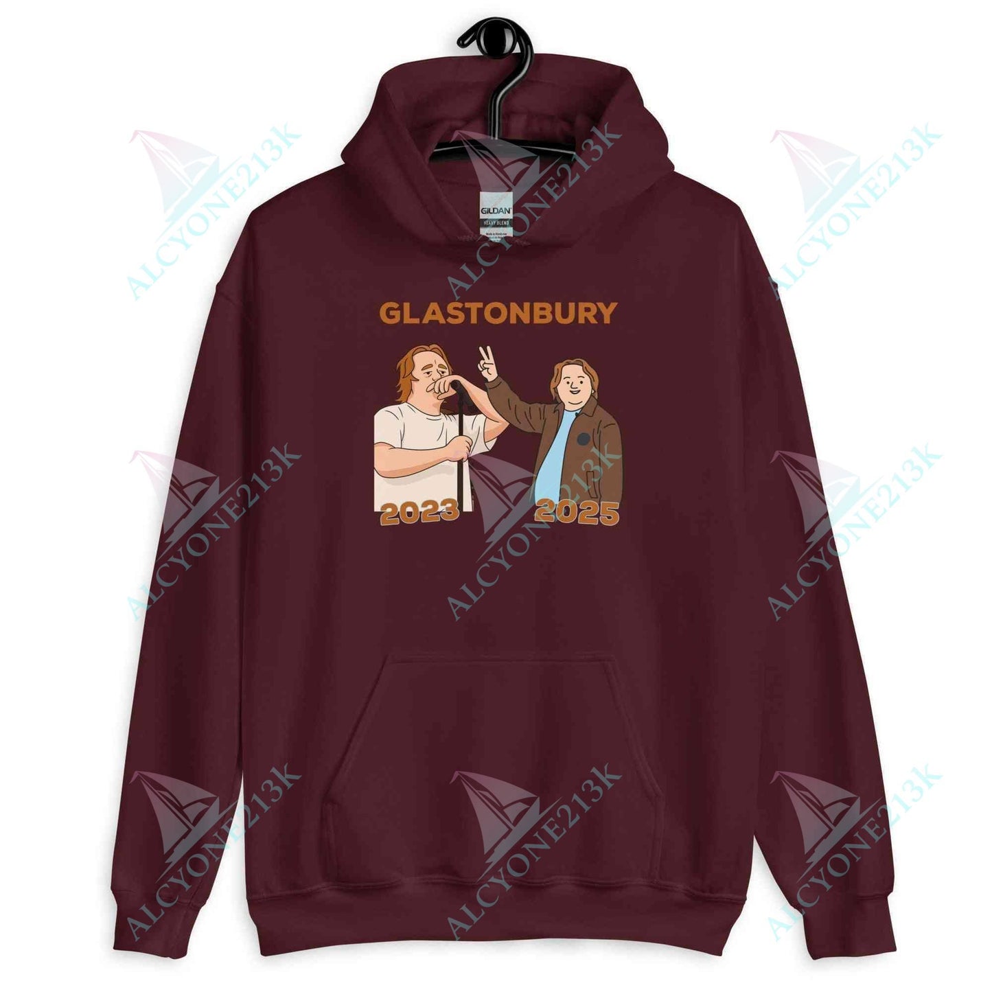 Lewis Capaldi Glastonbury Special Hoodie - Unisex Eco-Friendly Cotton Blend alcyone213k