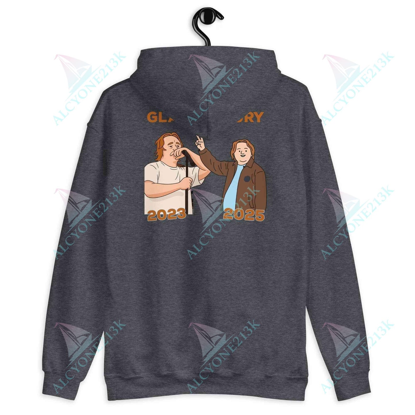 Lewis Capaldi Glastonbury Special Hoodie - Unisex Eco-Friendly Cotton Blend alcyone213k