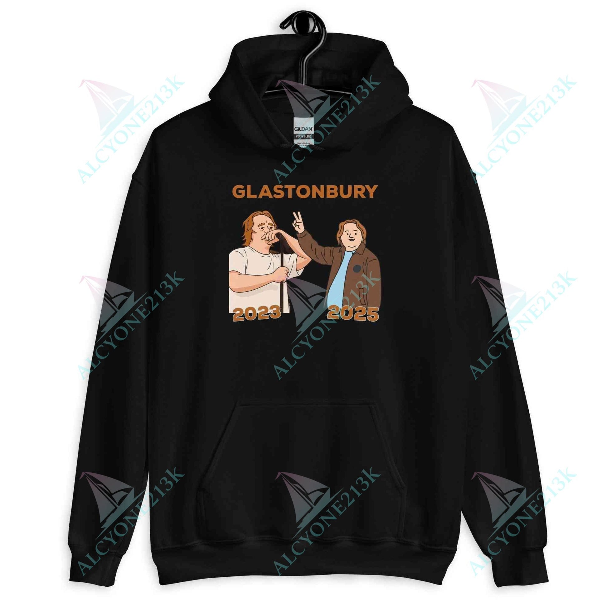 Lewis Capaldi Glastonbury Special Hoodie - Unisex Eco-Friendly Cotton Blend alcyone213k