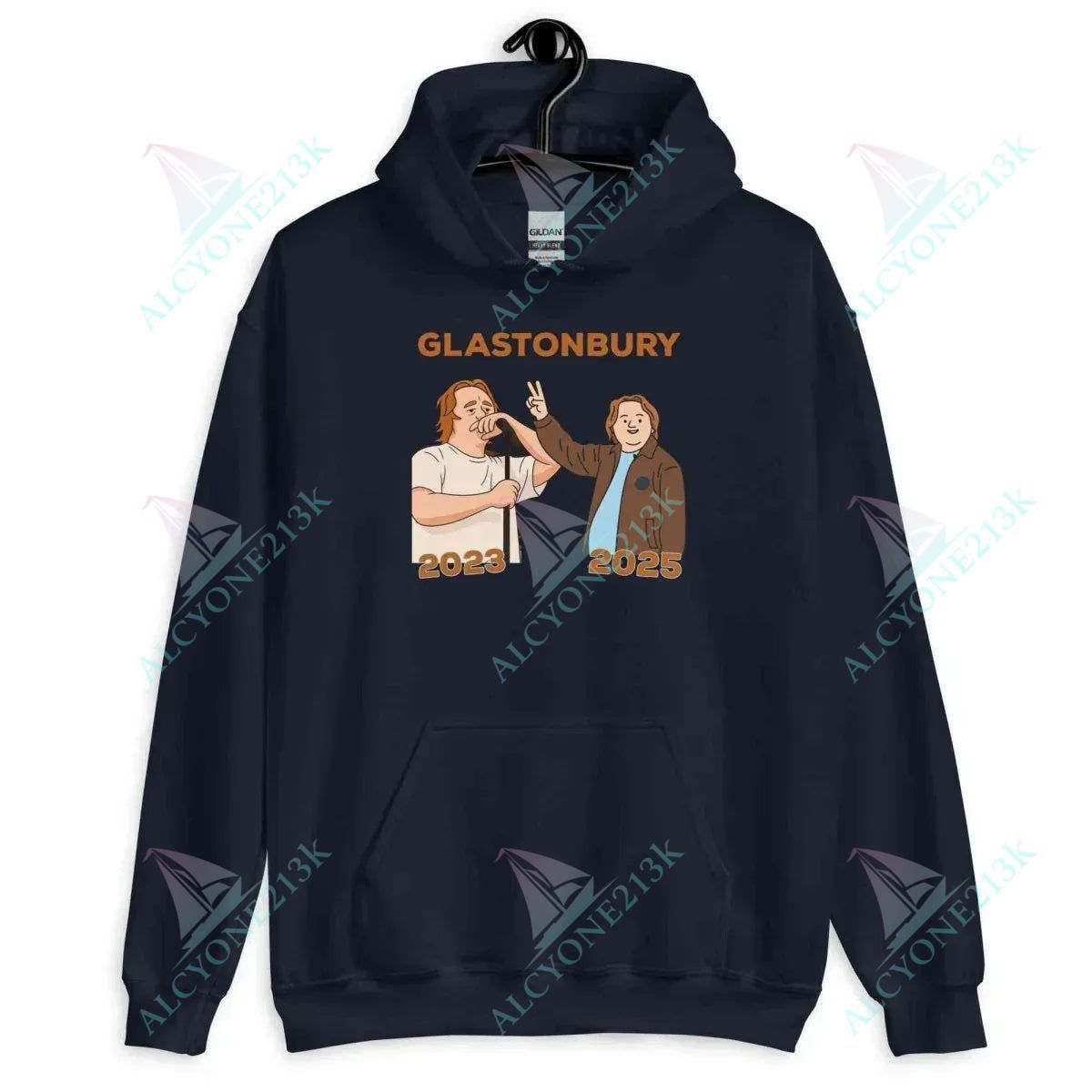 Lewis Capaldi Glastonbury Special Hoodie - Unisex Eco-Friendly Cotton Blend alcyone213k