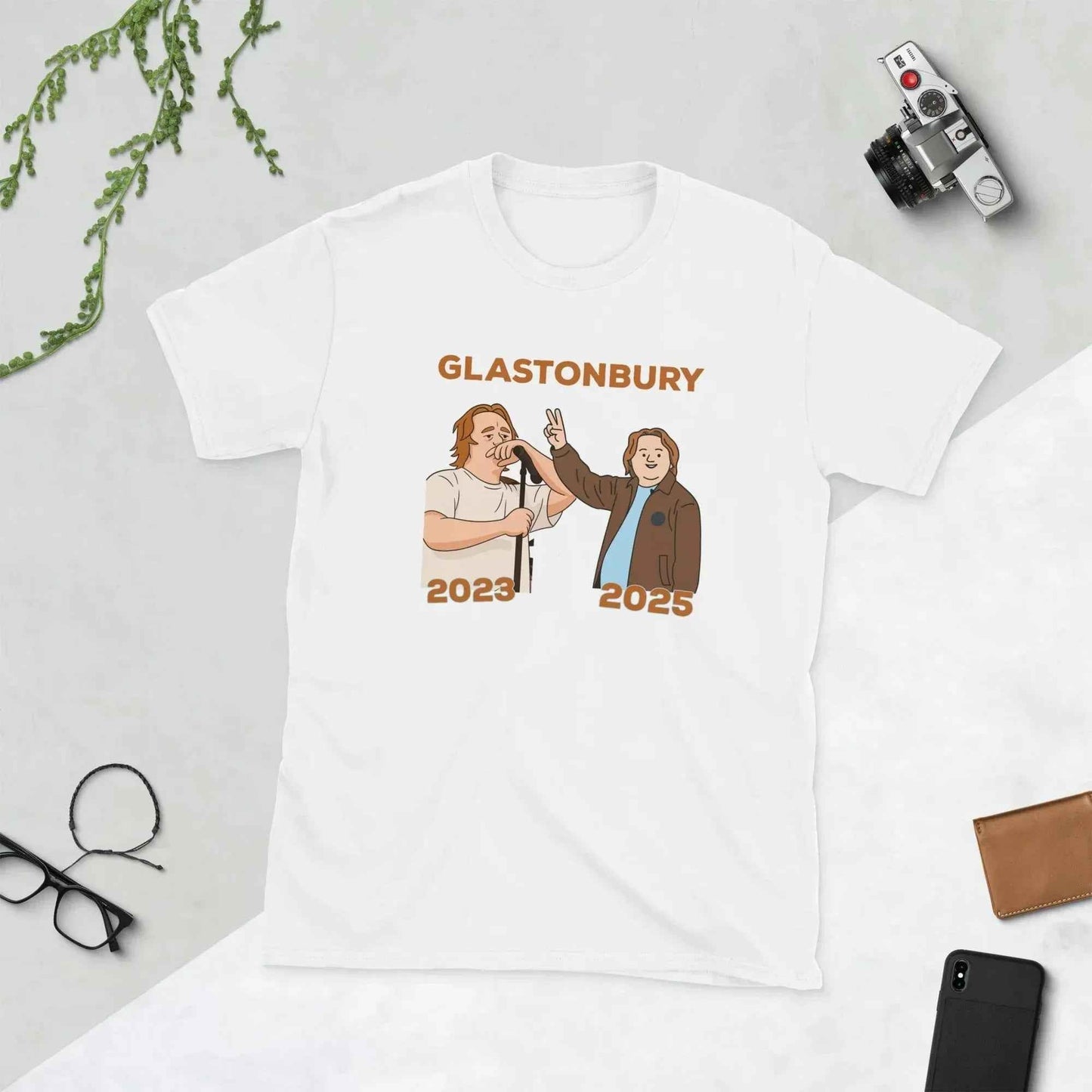 Lewis Capaldi Glastonbury T-Shirt | Sustainable Cotton Unisex Fan Apparel alcyone213k