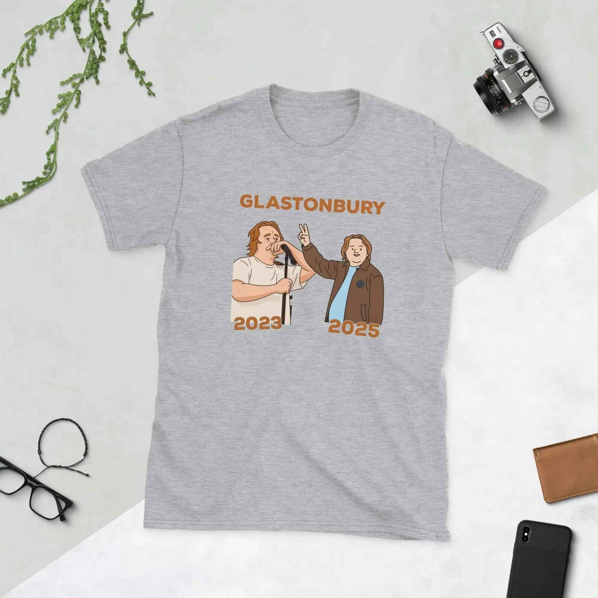 Lewis Capaldi Glastonbury T-Shirt | Sustainable Cotton Unisex Fan Apparel alcyone213k