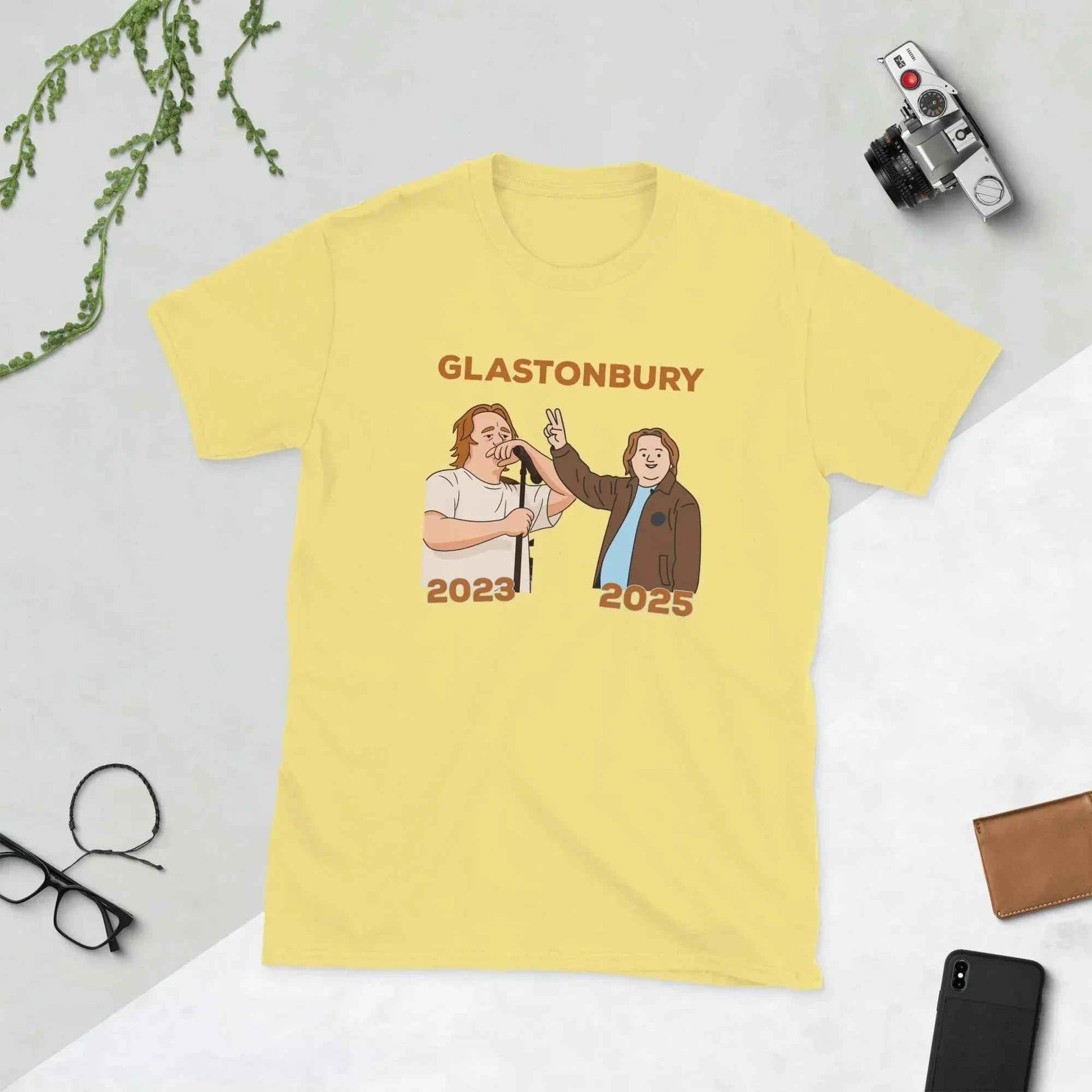 Lewis Capaldi Glastonbury T-Shirt | Sustainable Cotton Unisex Fan Apparel alcyone213k