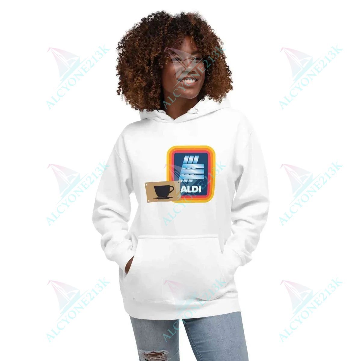 Lewis Capaldi Hoodie - Aldi Design Fan Merch | Unisex Casual Wear - Capaldi on a Aldi alcyone213k