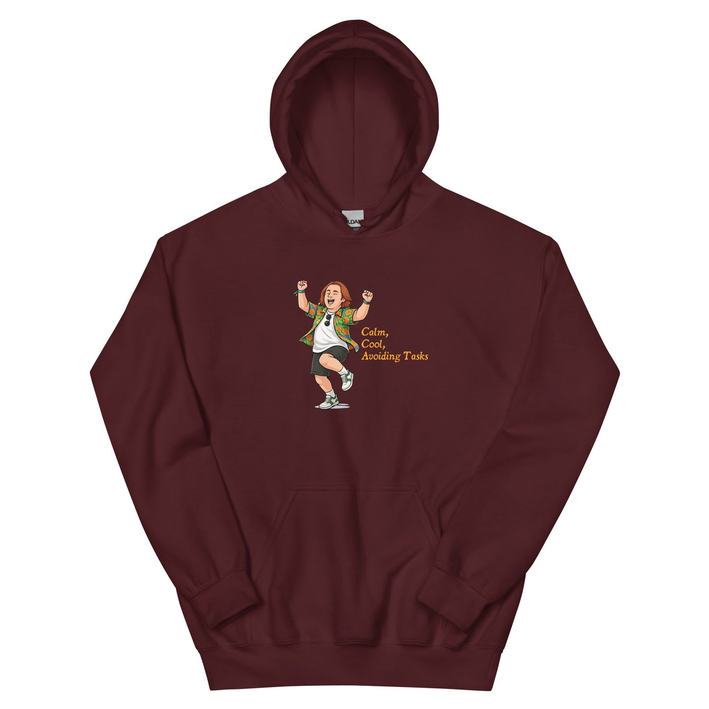 Lewis Capaldi Hoodie - Calm Cool Avoiding Tasks - Funny Quotes Unisex Sweatshirt alcyone213k