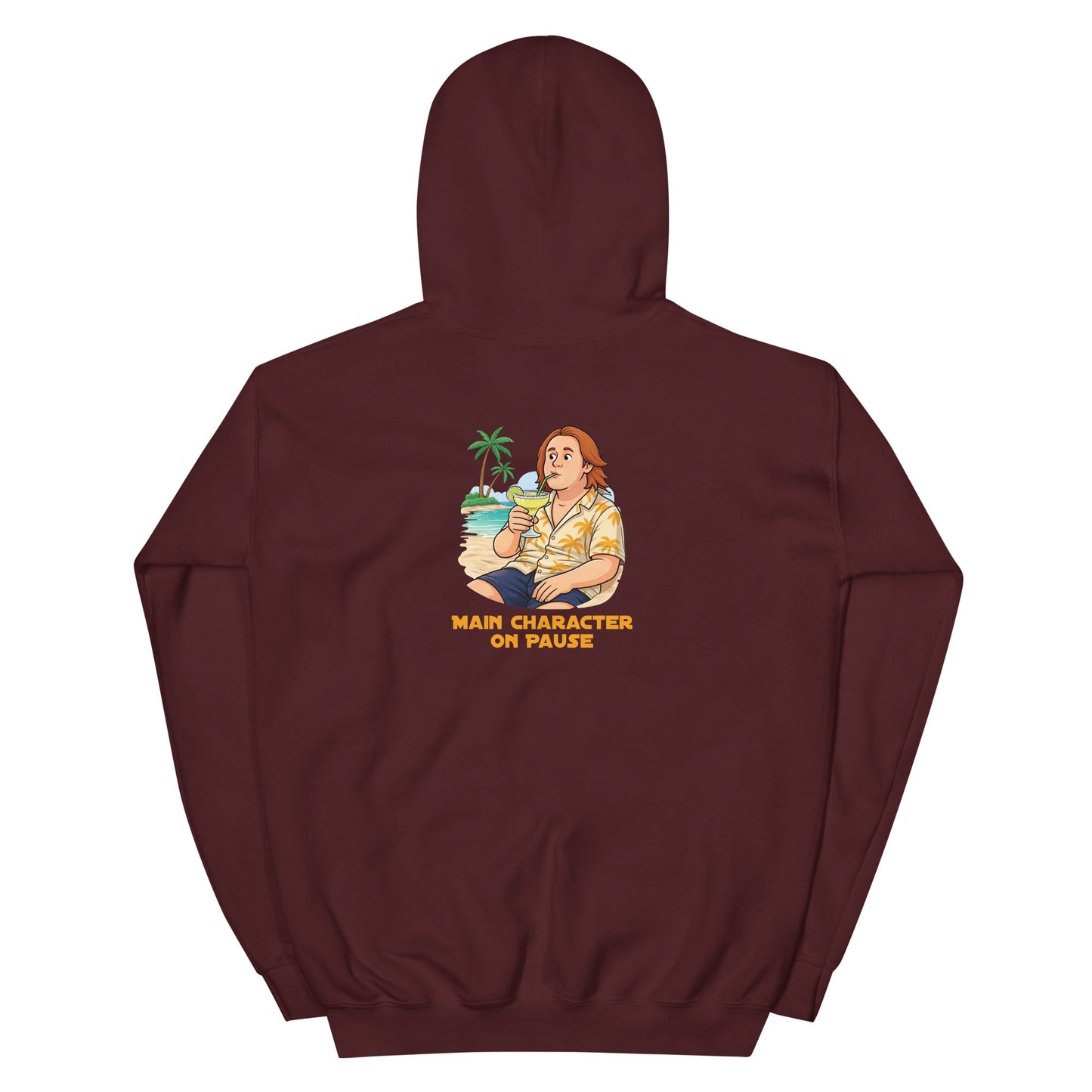 Lewis Capaldi Hoodie - Main Character On Pause Funny Quotes for Unisex Enjoyment alcyone213k