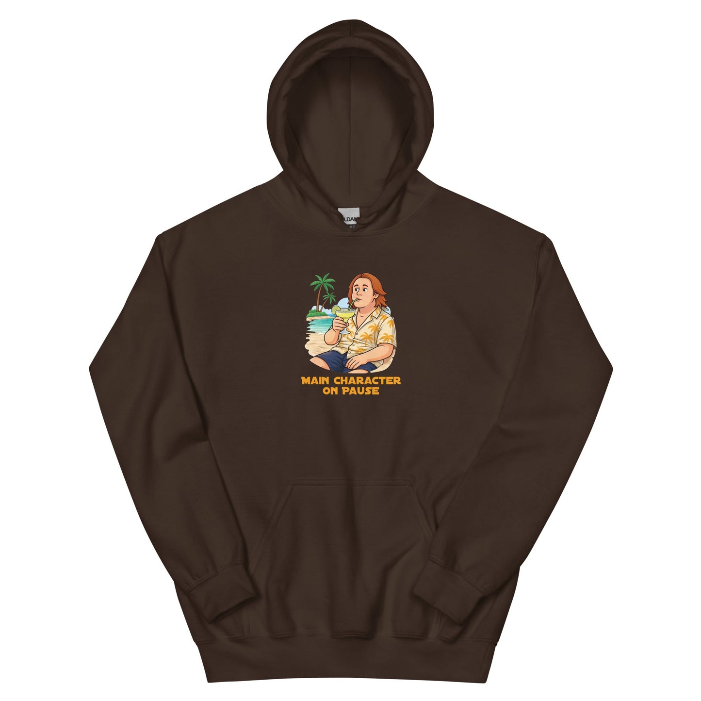 Lewis Capaldi Hoodie - Main Character On Pause Funny Quotes for Unisex Enjoyment alcyone213k